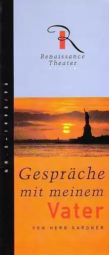 Berlin- Renaissancetheater- Horst H. Filohn - Intendanz- (Hrsg.): Programmheft des Renaissancetheaters Berlin, Spielzeit 1995 / 1996. Heft Nr. 3. 