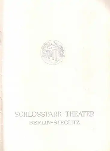 Berlin Schloßpark Theater  -Boleslaw Barlog- Intendanz (Hrsg.): Programmheft des Schloßpark Theaters Berlin,  Spielzeit 1964 / 1965. Heft 125, 129, 131, 132. Konvolut aus 4 Heften. 