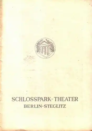 Berlin Schloßpark Theater  -Boleslaw Barlog- Intendanz (Hrsg.): Programmheft des Schloßpark Theaters Berlin,  Spielzeit 1965 / 1966. Heft 135, 137, 139. Konvolut aus 3...