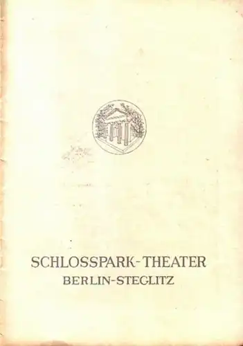 Berlin Schloßpark Theater   Boleslaw Barlog  Intendanz (Hrsg.): Programmheft des Schloßpark Theaters Berlin,  Spielzeit 1965 / 1966. Heft 135, 137, 139. Konvolut.. 