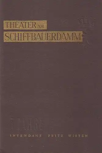 Berlin. Berliner Ensemble.Fritz Wisten - Intendant.  Dramaturgie -Hrsg: Hefte des Berliner Ensembles. Spielzeit 1950 / 1951. Hefte 2, 3, 4, 5. 2 Hefte des Hauses Konvolut aus 6 Heften. 