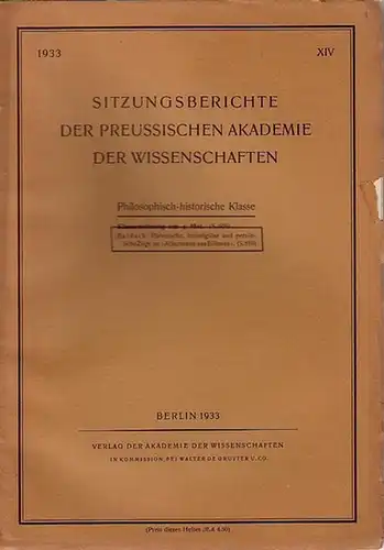 Burdach, Konrad: Platonische, freireligiöse und persönliche Züge im 'Ackermann aus Böhmen'. In: Sitzungsberichte der Preussischen Akademie der Wissenschaften, 14, 1933. 