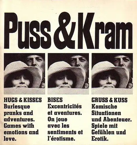Programmheft zu dem schwarz-weiß Film 'Puss & Kram' (Puss och Kram), 1967 in der Regie von Jonas Cornell mit Agneta Ekmanner, Lena Granhagen, Hakan Serner und Sven-Bertil Taube