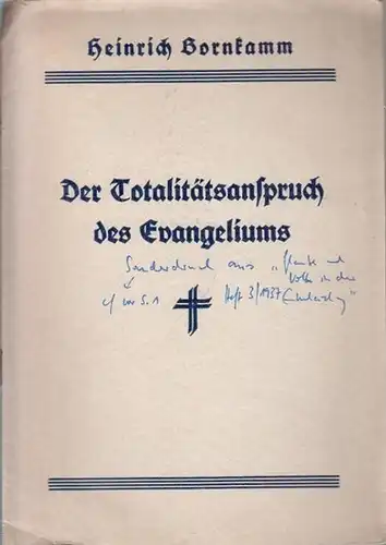 Bornkamm, Heinrich: Der Totalitätsanspruch des Evangelismus. 
