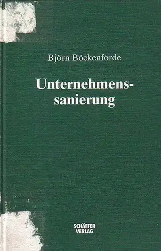 Böckenförde, Björn: Unternehmenssanierung. 