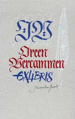 Brandt, Joke van de: Ex Libris von Ireen Vercammen. 