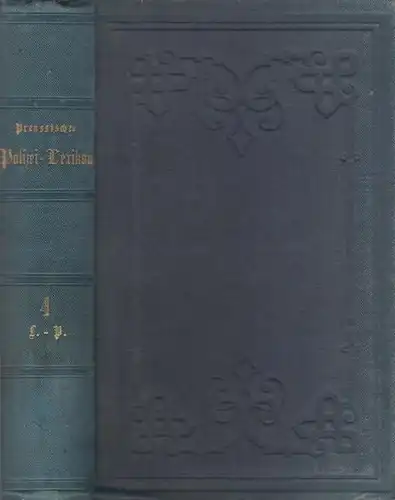 Polizeilexikon Preussen.   von Hinckeldey.   Dennstedt, Hermann ; Wolffsburg, Willibald von (Bearb.): Preussisches Polizei Lexikon. Eine alphabetisch geordnete Zusammenstellung aller in das.. 