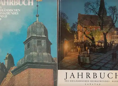 Emsland   Kraneburg, Hans (Schriftleitung): Jahrbuch des Emsländischen Heimatbundes. Zwei Bände der Reihe: Band 19, 1972. Mit Beiträgen von: Rudolf Sack, Ludwig Kinau, Georg.. 