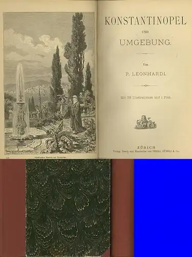 Europäische Wanderbilder. - P. Leonhardi / Dr. O. Henne-Amrhyn / S.H.M. Byers / Eduard Mautner / Rud. Gerber: Europäische Wanderbilder, Sammelband mit 5 Teilbänden: P...