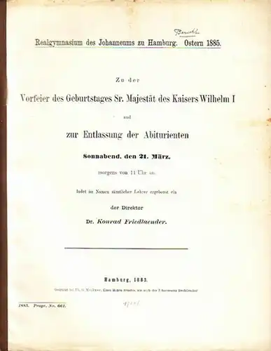 Fernow, Hans: The Three Lords and Three Ladies of London. By R(obert) W(ilson). London, 1590. Ein Beitrag zur Geschichte des Englischen Dramas. In:  Bericht des Realgymnasiums des Johanneum zu Hamburg, Ostern 1885. Mit Schulnachrichten. Programm Nr. 661. 