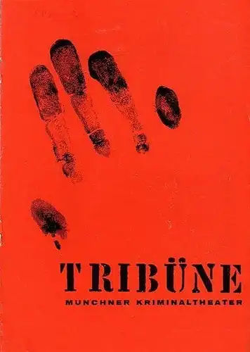 Programmheft zu: 'Warte, bis es dunkel ist'. Kriminalstück in 6 Bildern. Deutsch von Wolfgang Menge. Regie: Peter Goldbaum. Bild: Kristian Sturm. Mitwirkende: Elvira Schalcher, Nino.. 