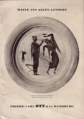 Friedr. Carl Ott & Co: Konvolut mit 4 Teilen: Friedr. Carl Ott & Co. Würzburg. Weineinfuhr, Frankenweinkellerei, Weingrosshandlung. Preisbuch 1962, 1964 und 1965.  4 Hefte. 