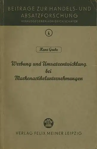 Werbung und Umsatzentwicklung bei Markenartikeluntersuchungen