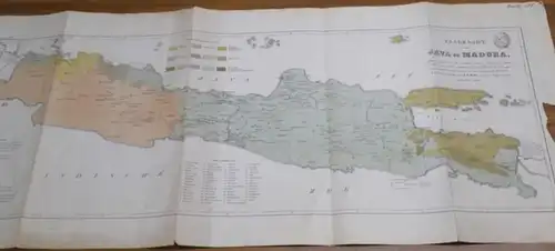 Holle, K. F: Taalkaart van Java en Madura. Schaal 1 : 1 500 000. 