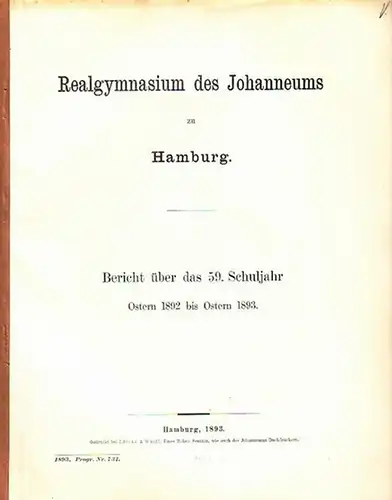 Hamann, Karl: Bruchstuecke einer Sallust-Handschrift in der Dombibliothek zu Trier. In: Realgymnasium des Johanneums zu Hamburg, Bericht über das 59. Schuljahr, Ostern 1892 bis Ostern 1893. Programm Nummer 731. 