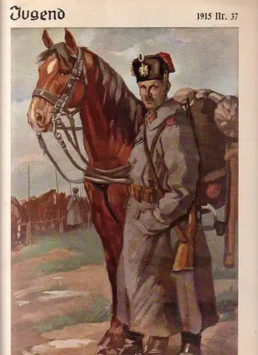 Jugend - Ostini, F.v., Sinzheimer, S. und Matthäi, A. und  Langheinrich, F. und Ettlinger, K. (Redaktion): Jugend. Münchner illustrierte Wochenschrift für Kunst und Leben. 1915, Nr. 37. Herausgeber: Georg Hirth. 