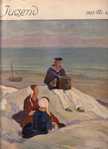 Jugend - Ostini, F.v., Sinzheimer, S. und Matthäi, A. und  Langheinrich, F. und Ettlinger, K. (Redaktion): Jugend. Münchner illustrierte Wochenschrift für Kunst und Leben. 1915, Nr. 42. Herausgeber: Georg Hirth. 