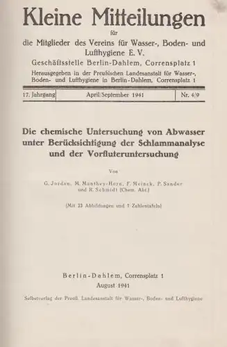 Jordan, G. ; Manthey Horn, M. ; Meinck, F. ; Sander, P. ; Schmidt, R: Die chemische Untersuchung von Abwasser unter Berücksichtigung der Schlammanalyse und.. 