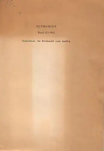 Kaczerowsky, Klaus: Besprechung des Buches 'Die Schwarze Kunst. 500 Jahre Buchdruck' von Sigfrid Henry Steinberg. München, 1958. Sonderdruck aus 'Euphorion', Band 55 / 1961. 