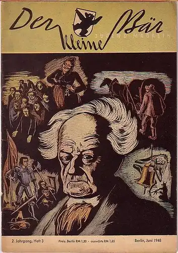 Kleine Bär, Der. - Spielberg, Gustav (für den Inhalt verantwortlich): Der kleine Bär. Jugendmagazin.   (Jugend Magazin - Jugend-Magazin) Jahrgang 2, Heft 3, Juni 1948. 
