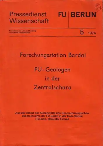 Jäkel, Dieter / Gerd J. Bruschek, Norbert W. Roland, Wolf Dietrich Heckendorff, Erhard Schulz, Mebus A. Geyh und Klaus Peter Obenauf, Baldur Gabriel (Beiträge): Forschungsstation.. 