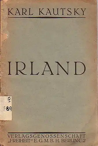 Kautsky, Karl: Irland. Mit Vorwort. 