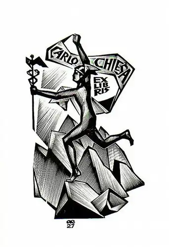 Kaleschnikow, K: Ex Libris von Carlo Chiesa. 