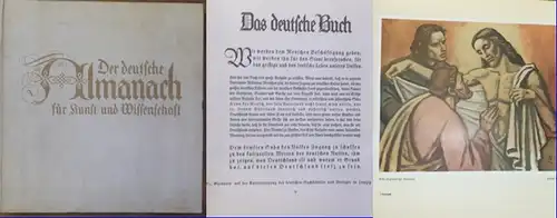 Mentzen, Ferdinand (Hrsg.): Der deutsche Almanach für Kunst und Wissenschaft. Erster Jahrgang 1933. 