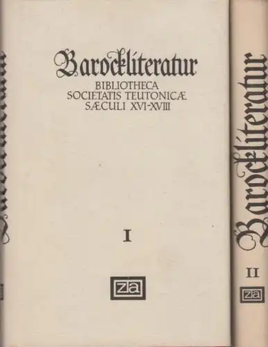 Kroker, Ernst - Debes Dietmar: Bibliotheca societatis teutonicae saeculi XVI-XVIII : (Barockliteratur) Katalog der Büchersammlung der Deutschen Gesellschaft in Leipzig. Nach dem von Ernst Kroker...