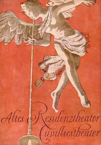 München. - Altes Residenztheater (Cuvilliés - Theater). - Mozart, Wolfgang Amadeus: Programmheft zu: 'Die Hochzeit des Figaro'. Blätter der Bayerischen Staatsoper. Komische Oper in vier...