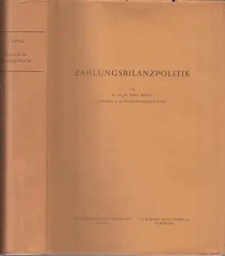 Küng, Emil: Zahlungsbilanzpolitik. 