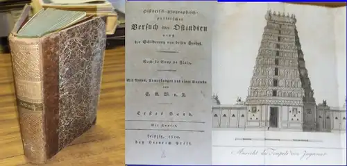 Le Goux de Flaix, Alexandre.   Zimmermann, Eberhard August Wilheln v: Historisch   geographisch   politischer Versuch über Ostindien nebst der Schilderung.. 