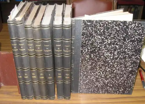 Le Journal de l´Acétyléne: Le Journal de l´Acétyléne. 1e-9e Année 1896 - 1904. (ohne 6; sonst soweit unter diesem Titel erschienen! Mehrfache Titeländerungen siehe in der Anmerkung.). 