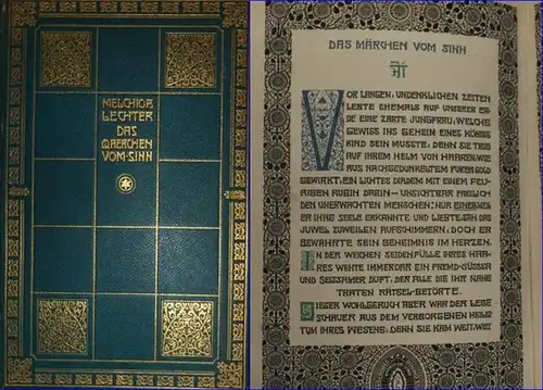 Lechter, Melchior (1865-1937). - George, Stefan: Das Maerchen [Märchen] vom Sinn. Ein Mysterium. 