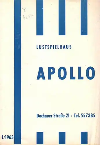 Lenz, Leo: Programmheft zu: Duett zu Dritt. Lustspiel in drei Akten. Regie: Hans Schmidberger. Bühnenbild: F. Albrecht. Darsteller: Helmut Kempken, Anneliese Doll, Fred Hämmerlein, Hilde.. 