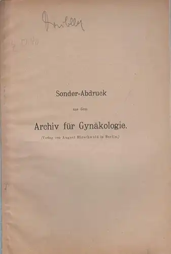 Markus, N: Gleichzeitige Entwicklung eines Melanosarcoma ovarii und Carcinoma hepatis in der Schwangerschaft. Eklampsie. Placentarmetastase. Sonderabdruck aus dem Archiv für Gynäkologie, Band 92, Heft 3. 