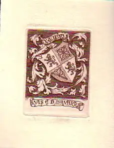 Ex Libris Luis E. D. Navarra