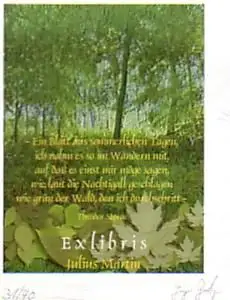 Exlibris Julius Martin