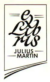 Exlibris Julius Martin
