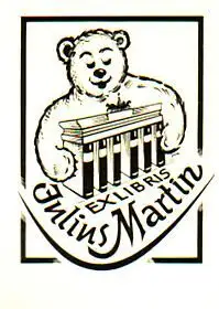 Exlibris Julius Martin