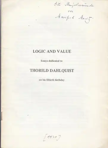 Kann man sich selbst verpflichten? Sonderdruck aus: Logic and value. Essays dedicated to Thoril Dahlquist on his fiftieth birthday