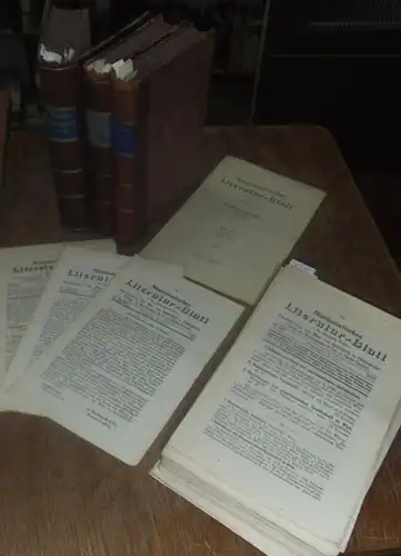 Numismatische Literatur Blätter - Bahrfeldt, Dr. Max von / ab 1937 Dr. Richard Gaettens: Numismatisches Literatur-Blatt Band I, 1880 - XV (Jahrgang 1 - 30...