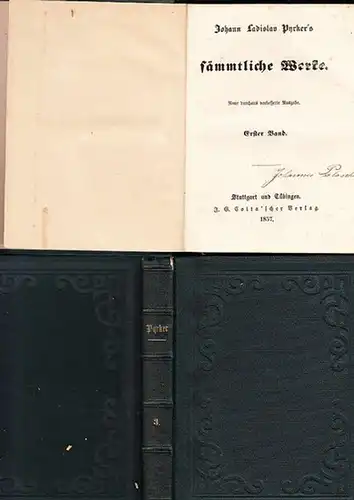Pyrker, Johann Ladislav: Sämmtliche Werke. Neue durchaus verbesserte Ausgabe in 3 Bdn. 