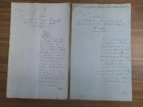 Oberndorf (ehemals Königreich Hannover bzw. Preußen, Reg. Bezirk Stade, Kreis Neuhaus a.d. Ose [Oste]; heute Niedersachsen, Kr. Cuxhaven), Instruction für die Mitglieder des Armen Collegii.. 