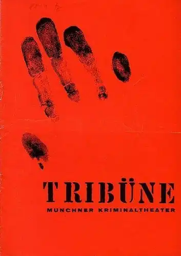 Programmheft zu: 'Unbekannte Nacht'. (Boomerang). Deutsch von Alf Leegaard. Regie: Isebil Sturm. Bild: Kristian Sturm. Mitwirkende: Hansernst Gotthold, Kai Fischer / Corinna Genest, Nino Korda.. 