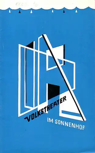 Programmheft zu: 'Witwen'. Spielzeit 1962 / 1963, Heft 44. Lustspiel in drei Aufzügen. Regie: Ulrich Beiger. Bühnenbild: Friedrich Graf. Mitwirkende: Axel Brauer, Rosl Günther, Hans.. 