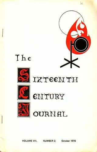 The Emergence of the Concept "Medieval" in Central European Humanism. Sonderdruck aus: Sixteenth Century Journal VII, 2 (October 1976)