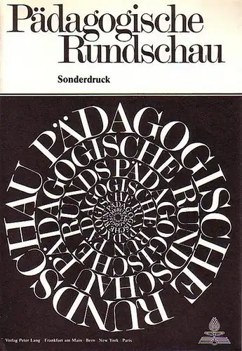 Röhrs, Hermann: Die Einheit Europas in pädagogischer Perspektive. Europa - eine geisteswissenschaftliche Polyphonie. Sonderdruck aus: Pädagogische Rundschau 42 (1988). 