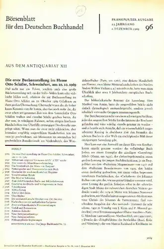 s.t. / s.t. / s.t. / u.a.   Börsenblatt für den Deutschen Buchhandel   Aus dem Antiquariat: Pathologisches und Therapeutisches zum Buch //.. 