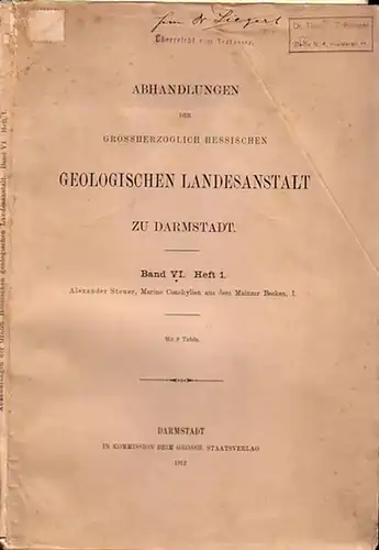 Steuer, Alexander: Marine Conchylien aus dem Mainzer Becken. I. 